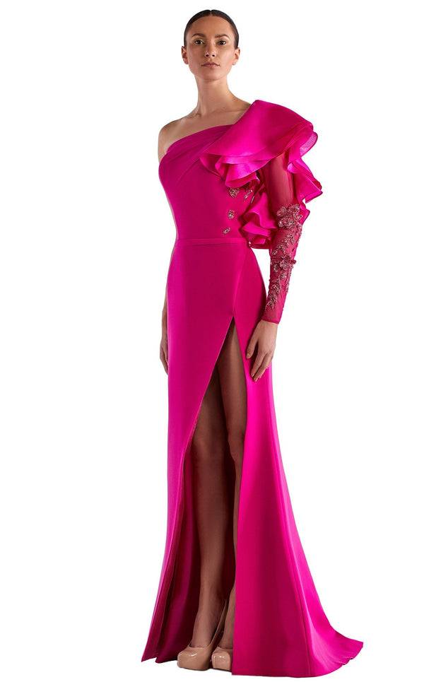 Edward Arsouni Couture SS0513 Fuchsia