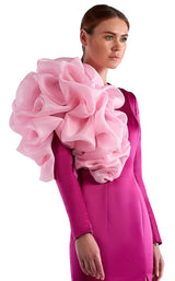 Edward Arsouni Couture SS0514 Fuchsia