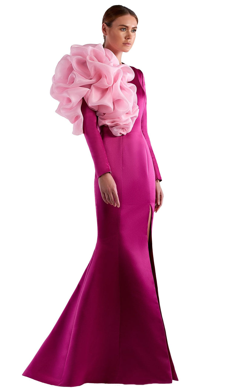 Edward Arsouni Couture SS0514 Fuchsia