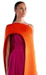 Edward Arsouni Couture SS0515 Fuchsia-Orange