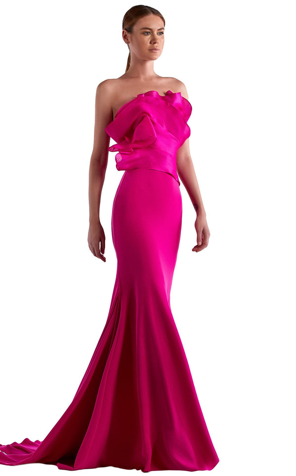 Edward Arsouni Couture SS0516 Fuchsia