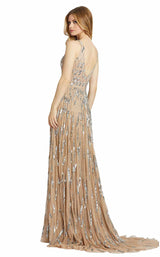 Mac Duggal 5172M Nude/Silver
