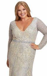 Mac Duggal Fabulouss 5176F Platinum/Gold