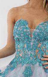 Rachel Allan 6707 Pink/Teal