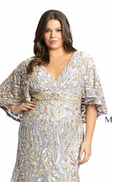 Mac Duggal Fabulouss 5191F Platinum/Gold