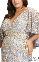 Mac Duggal Fabulouss 5191F Platinum/Gold