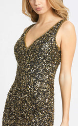 Mac Duggal 5201 Black/Gold