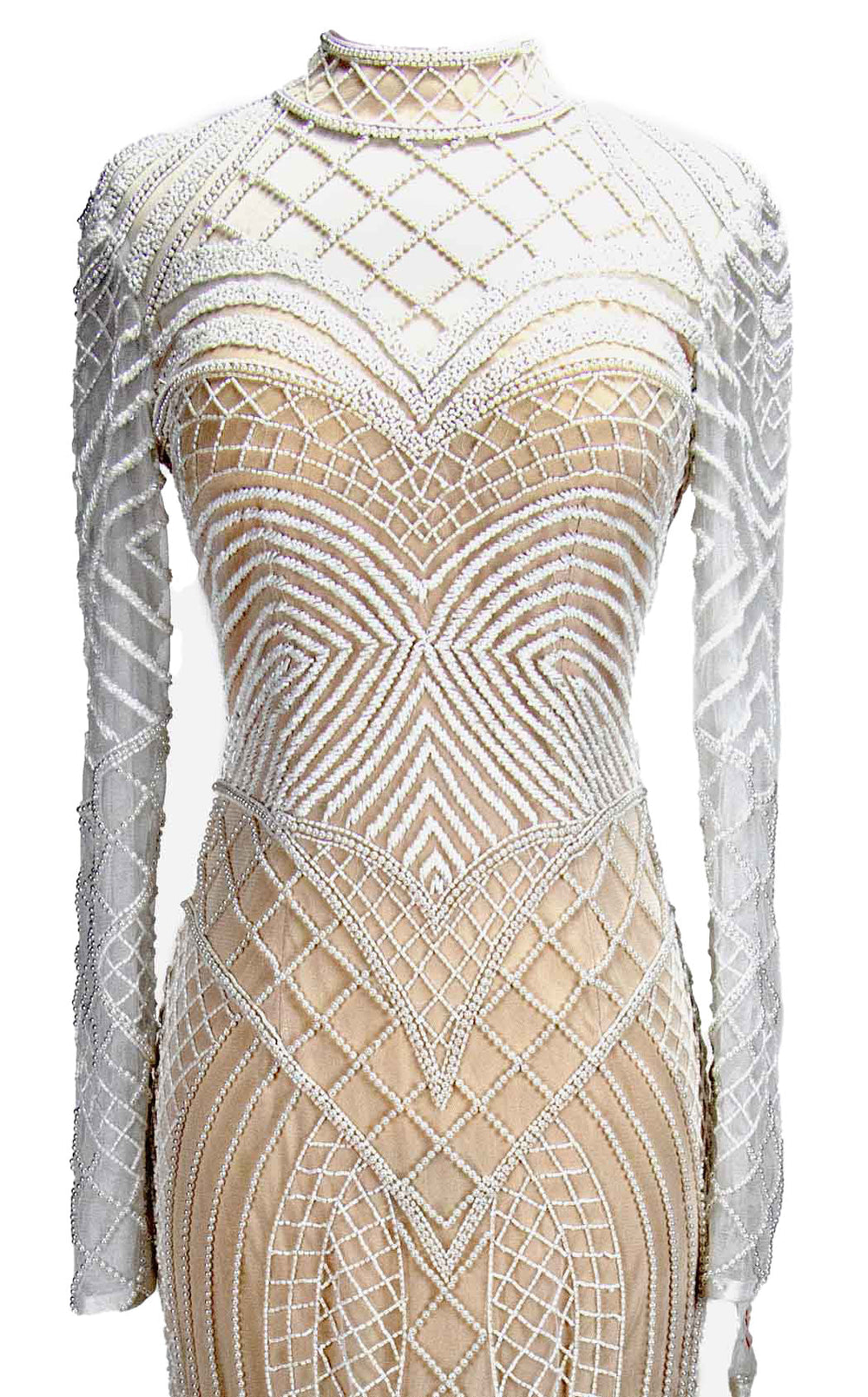 Paul Rekhi 5206 Prom Dress - Ivory