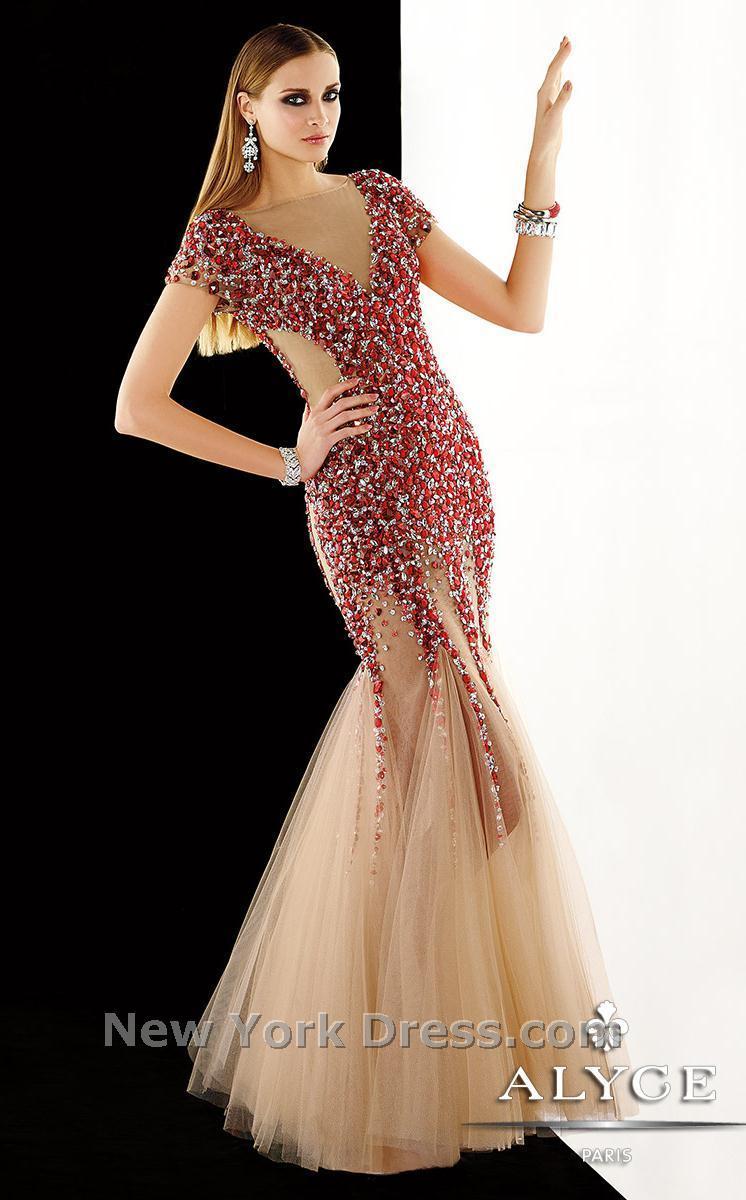 Alyce 2365 Nude/Red