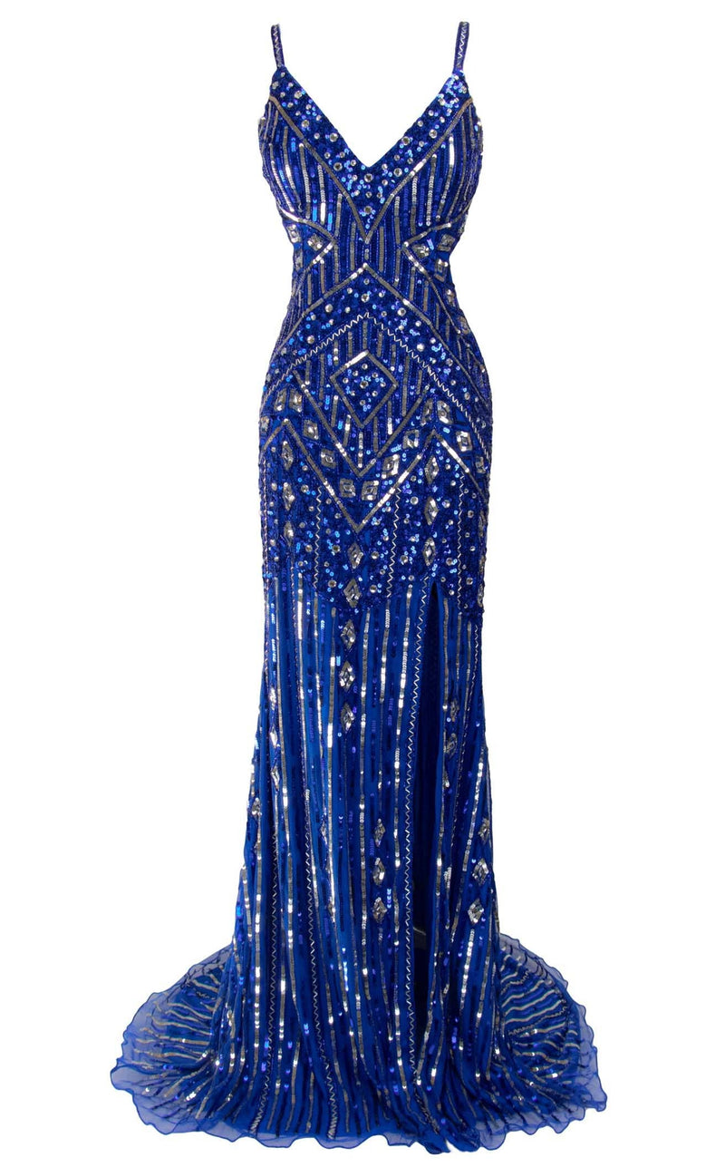 Paul Rekhi 5210 Prom Dress - Royal | NewYorkDress Paul Rekhi 5210 Prom Dress - Royal | NewYorkDress