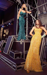 Tarik Ediz 52136 Emerald and Yellow