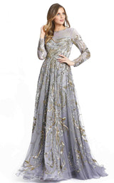 Mac Duggal 5217D Platinum-Gold