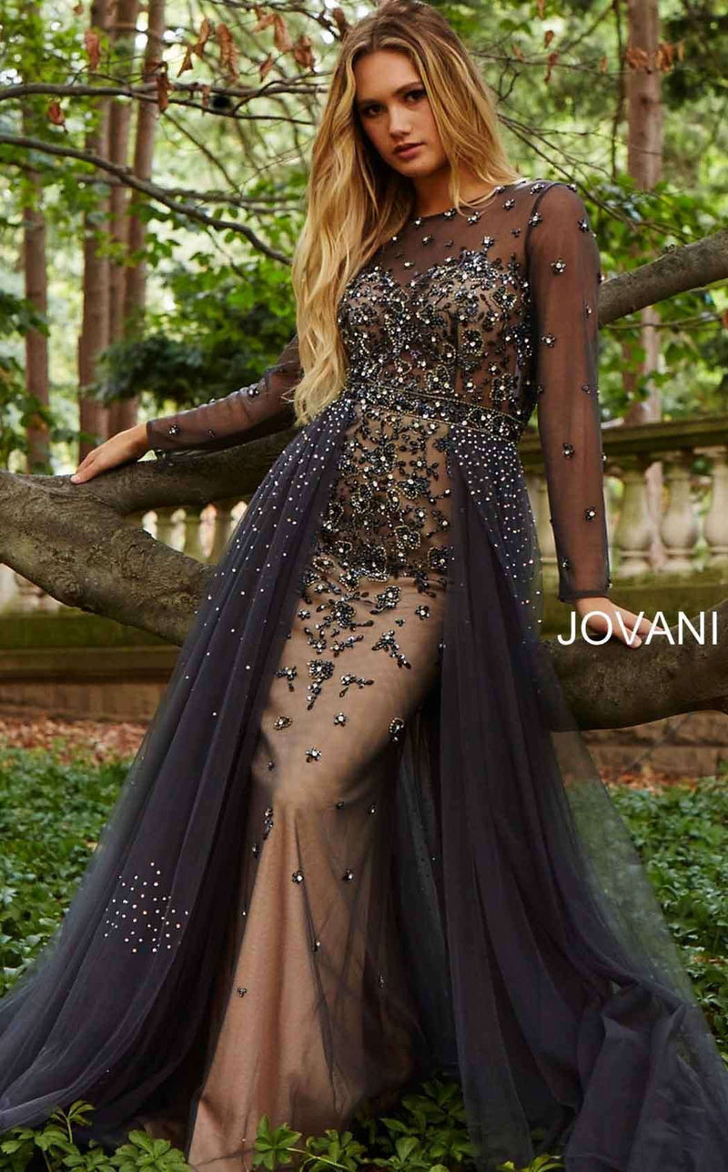 Jovani 53743 Charcoal
