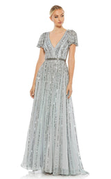 Mac Duggal 5444 Slate Blue
