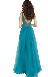 Jovani 54873BG Teal