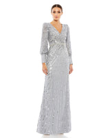 Mac Duggal 5501 Silver