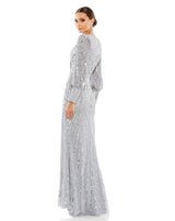 Mac Duggal 5501 Silver