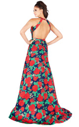 Mac Duggal 55162L Midnight Rose