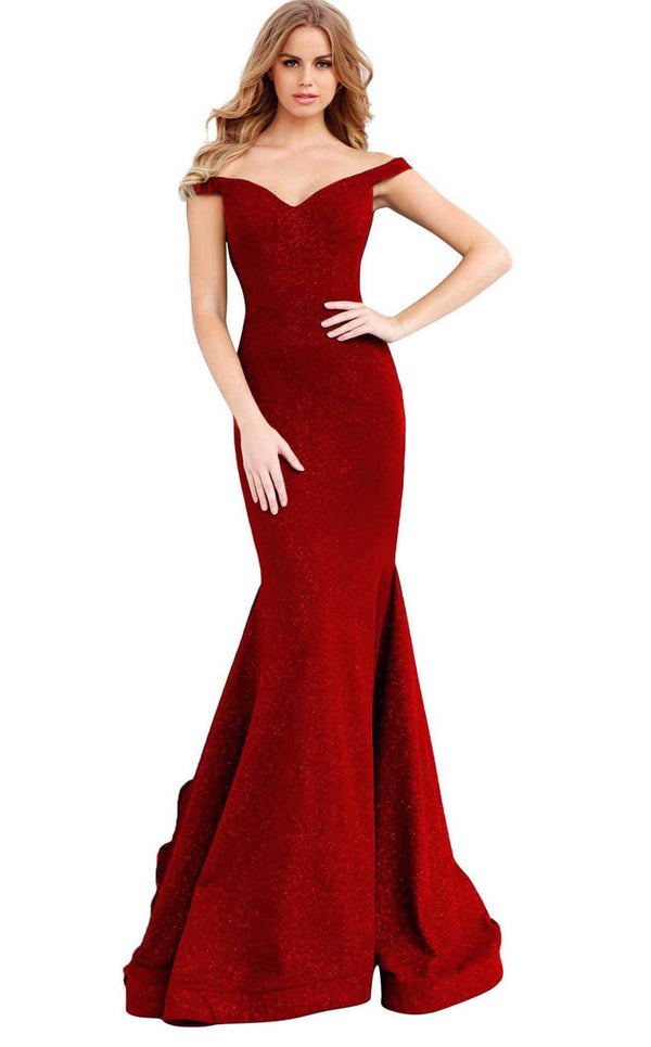 Jovani 55187 Burgundy