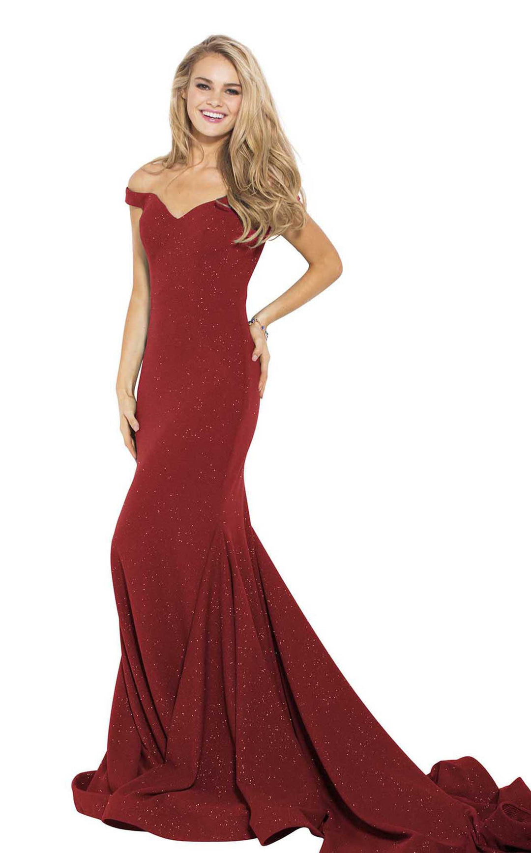 Jovani 55187 Burgundy