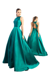 Mac Duggal 55241I Emerald Green