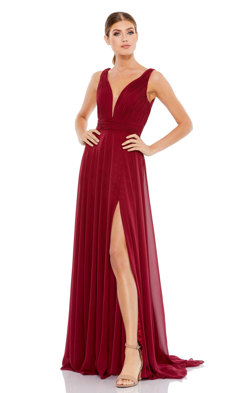 Mac Duggal 55249 Burgundy