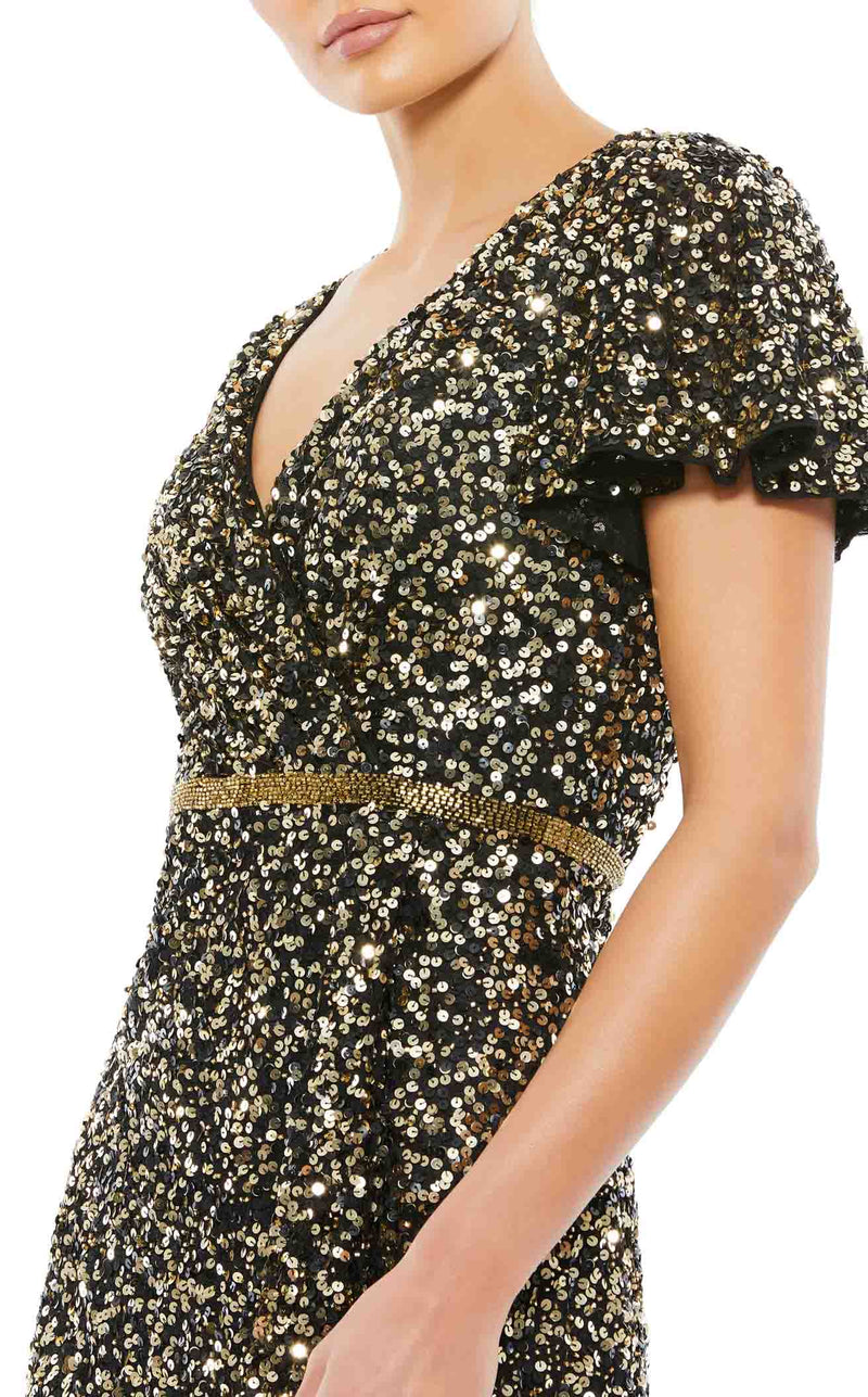 Mac Duggal 5540 Black/Gold