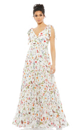 Mac Duggal 55422 White Multi