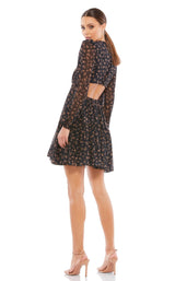 Mac Duggal 55432 Black Multi