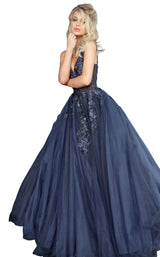 Jovani 55634 Navy/Black