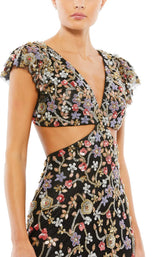 Mac Duggal 5564 Black Multi
