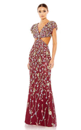Mac Duggal 5564 Burgundy-Multi