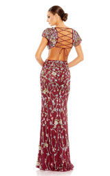 Mac Duggal 5564 Burgundy-Multi