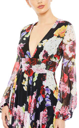 Mac Duggal 55660 Black-Multi