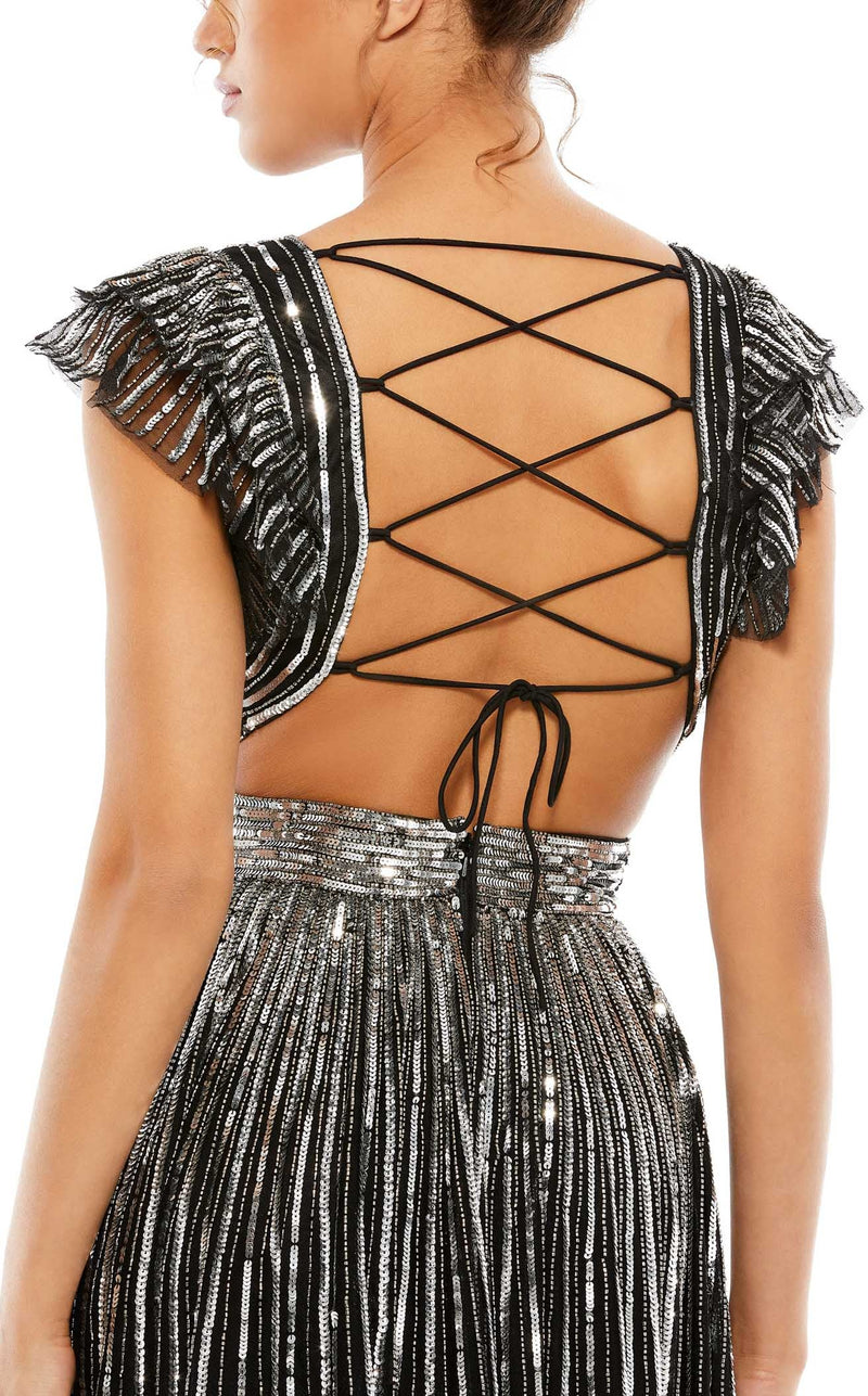 Mac Duggal 5568 Black/Silver