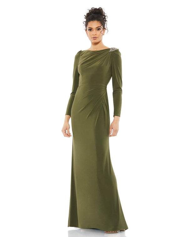 Mac Duggal 55695 Olive