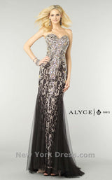 Alyce 6390 Light Turquoise/Nude
