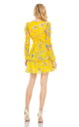 Mac Duggal 55838 Yellow Multi