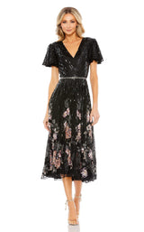 Mac Duggal 5587 Black Multi