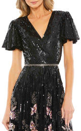 Mac Duggal 5587 Black Multi