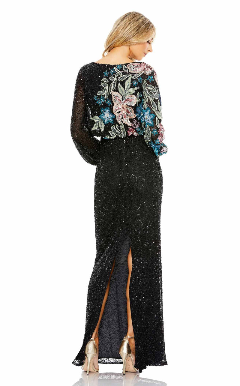 Mac Duggal 5615 Black Multi