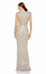 Mac Duggal 5642 Dress Silver-Nude