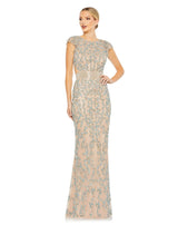 Mac Duggal 5689 Nude Multi