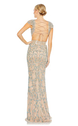 Mac Duggal 5689 Nude Multi
