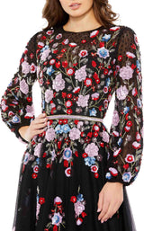Mac Duggal 5712 Black Multi