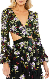 Mac Duggal 5723 Black Multi