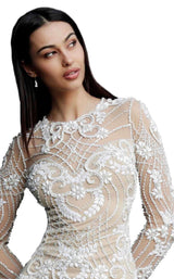 Jovani 57877 Ivory/Nude