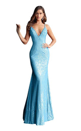 Jovani 57897 Light Blue