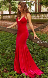 Jovani 57900 side Hot-Pink