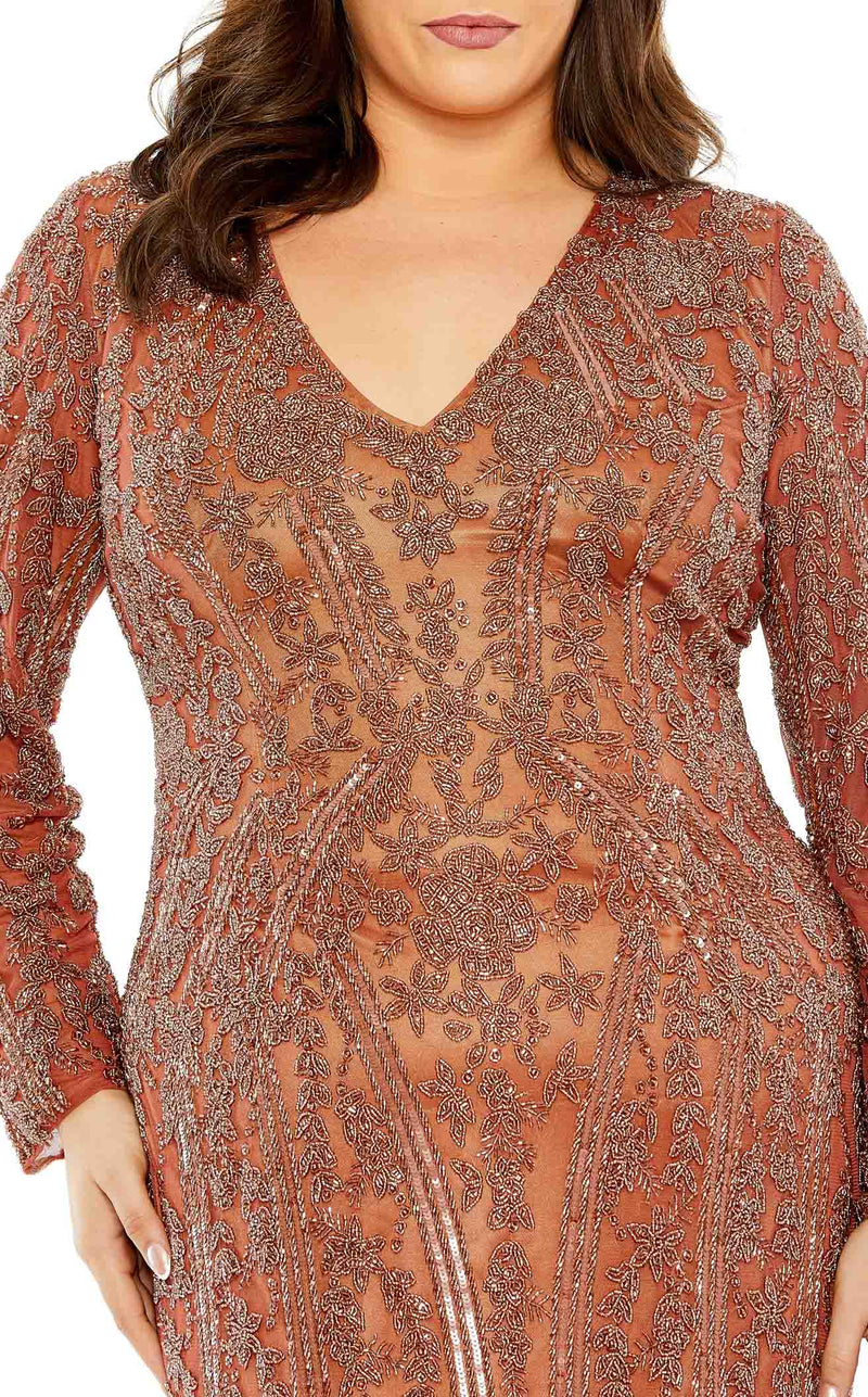 Mac Duggal Fabulouss 5804 Dress Rosewood